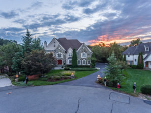 Aerial Drone Photo of a House