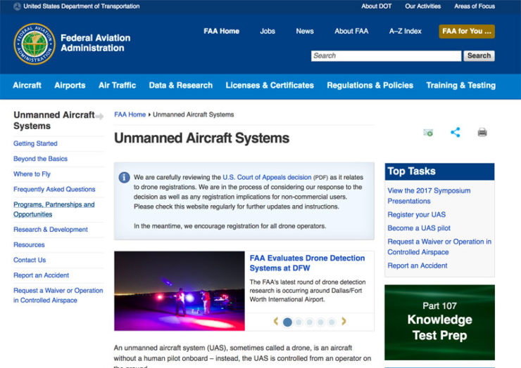 FAA Drone Regulations